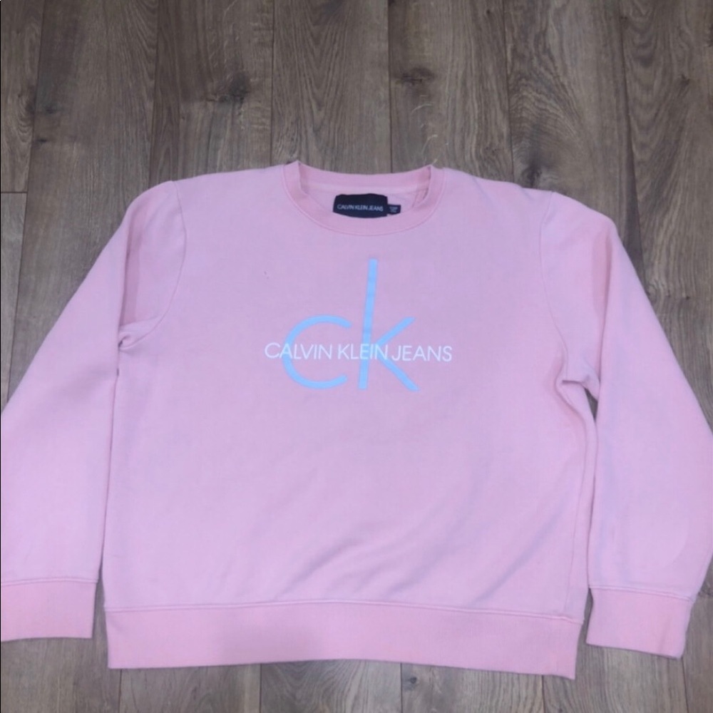 Pink Calvin Klein Jeans sweatshirt